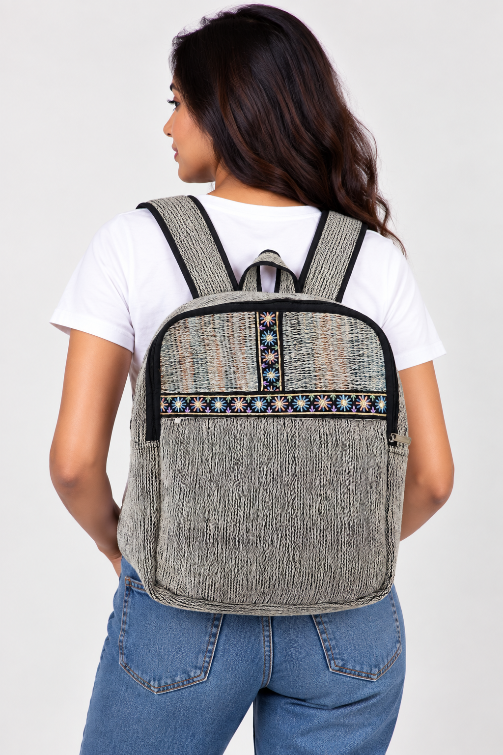 Forest Handwoven Heritage Backpack