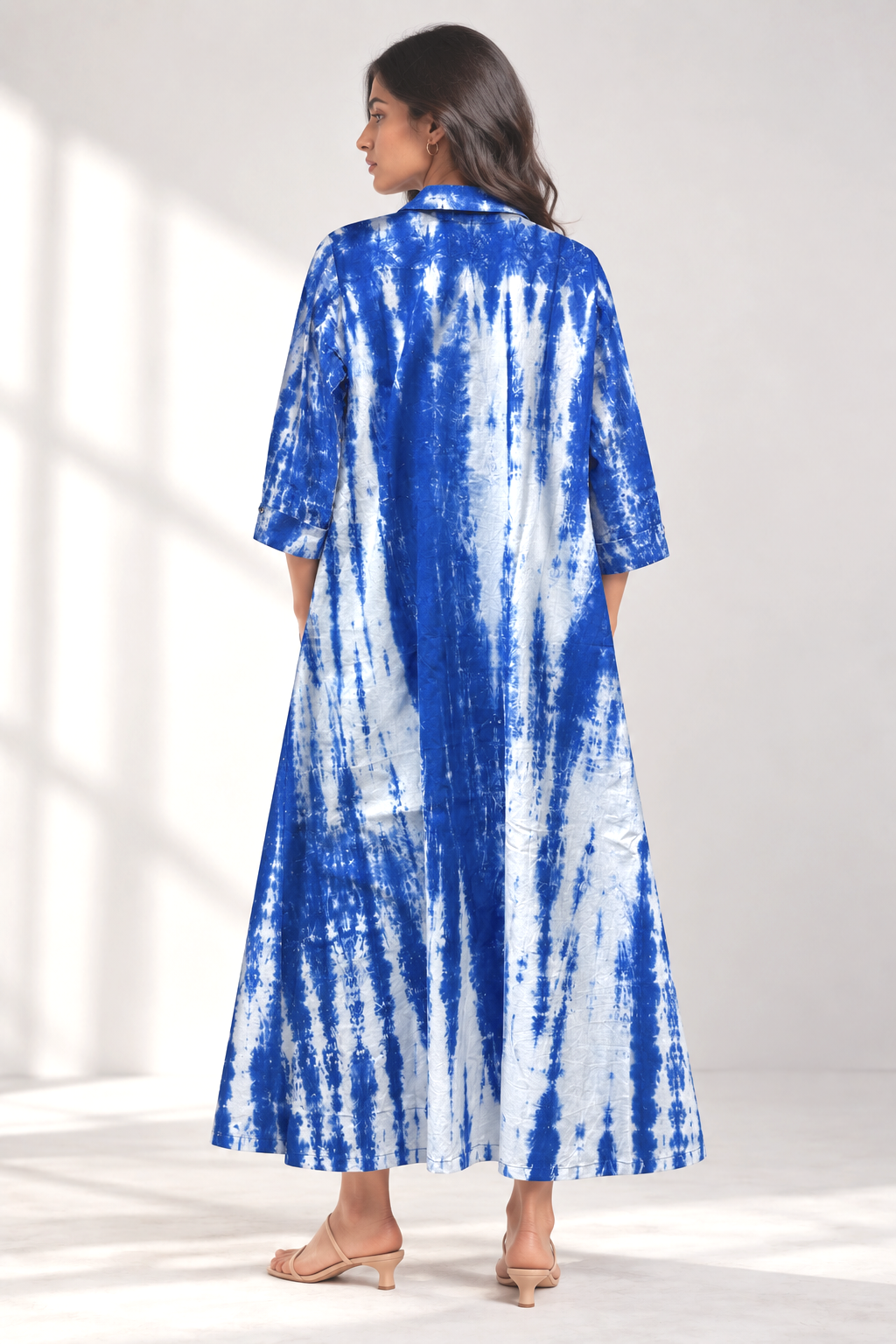 Cascade Hand Tie-Dye Dress