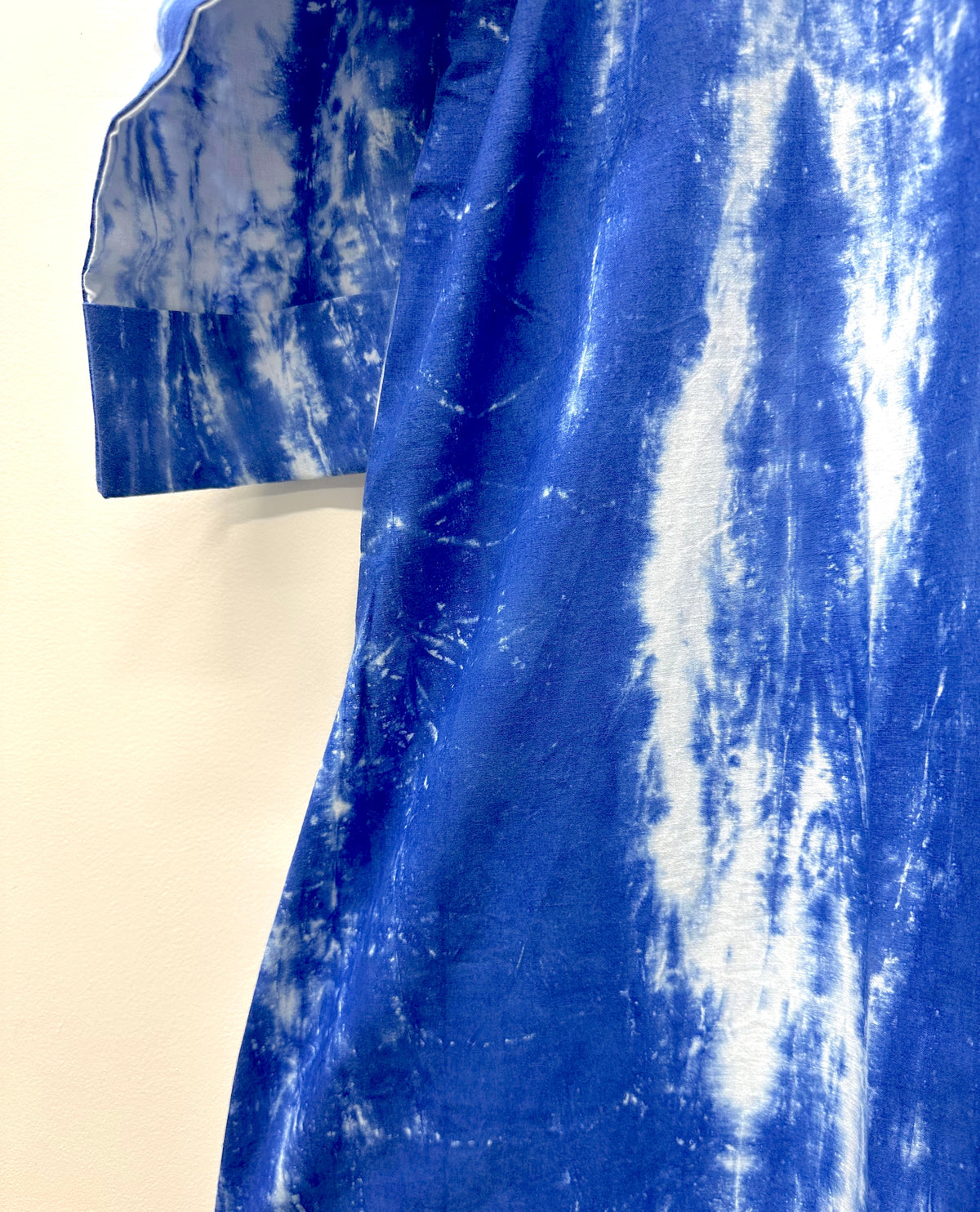 Mist Hand Tie-Dye Tiered Dress