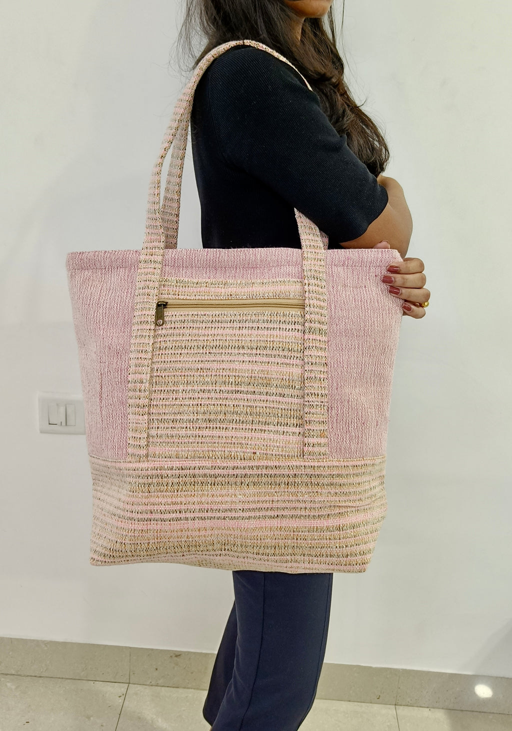 Blush Loom Everyday Handloom Tote