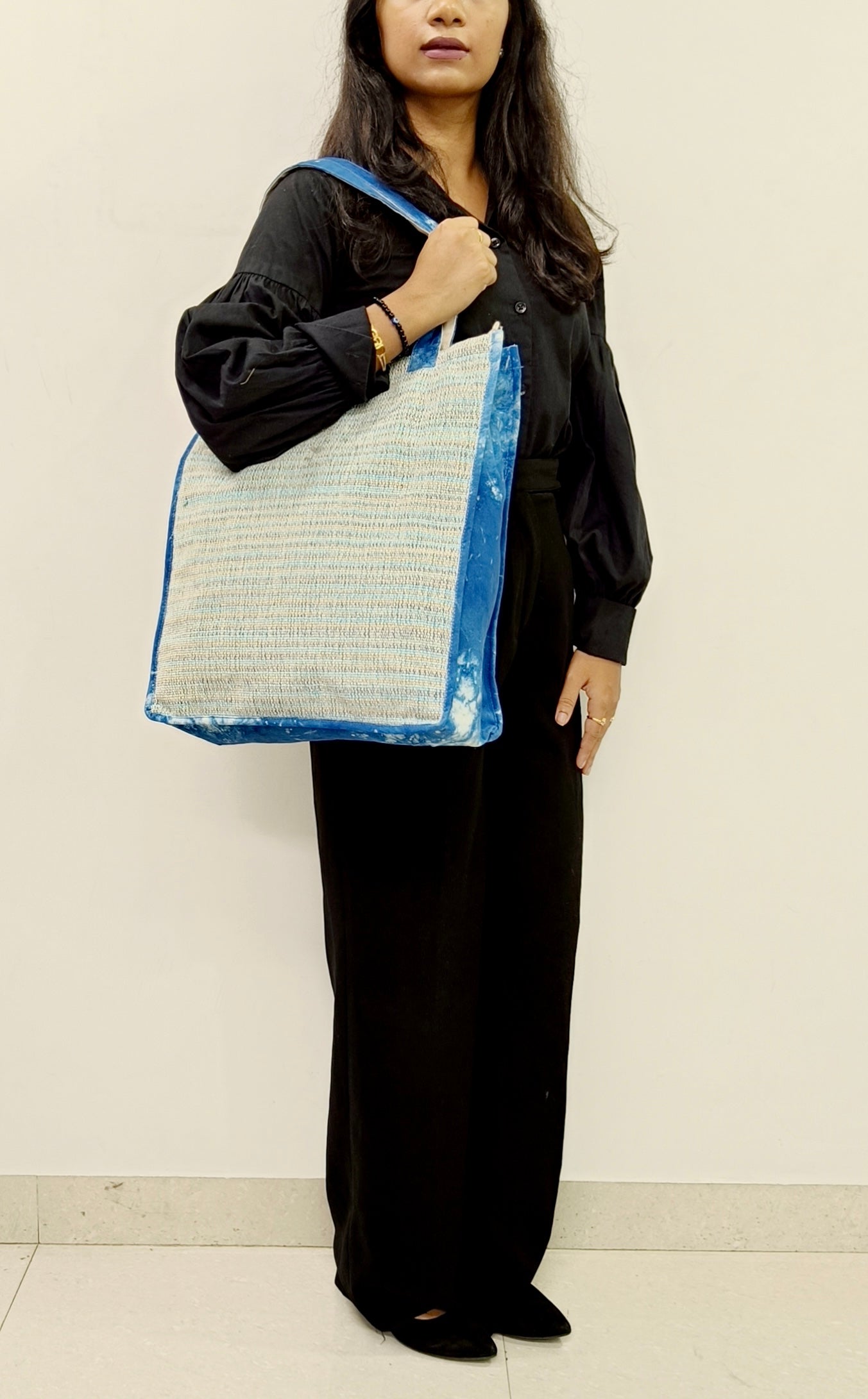 Azure Loom Tote