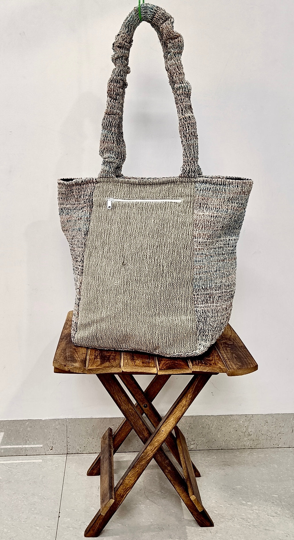 "Blossom Bloom" Black Handloom Embroidered Tote