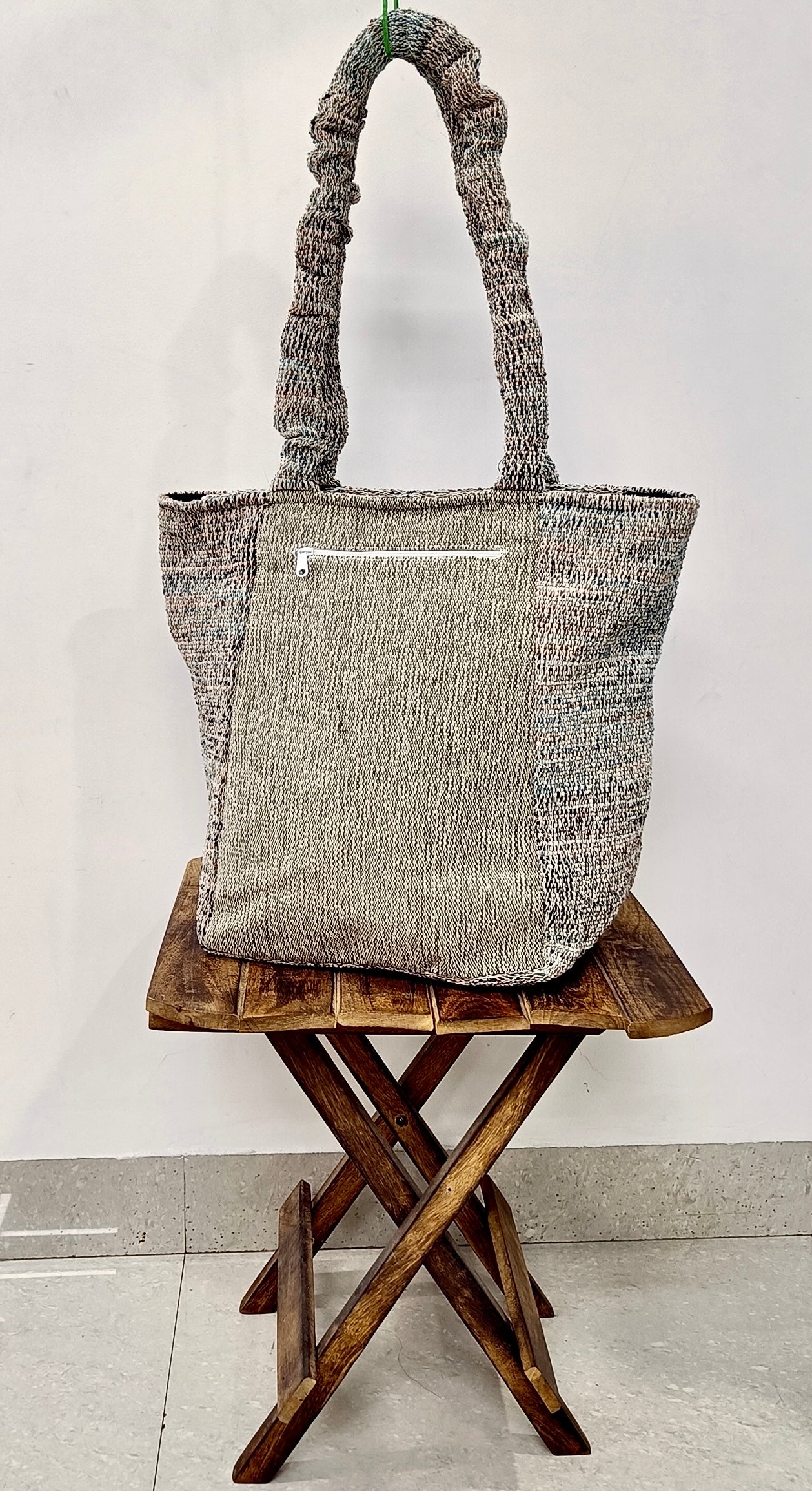 "Blossom Bloom" Black Handloom Embroidered Tote