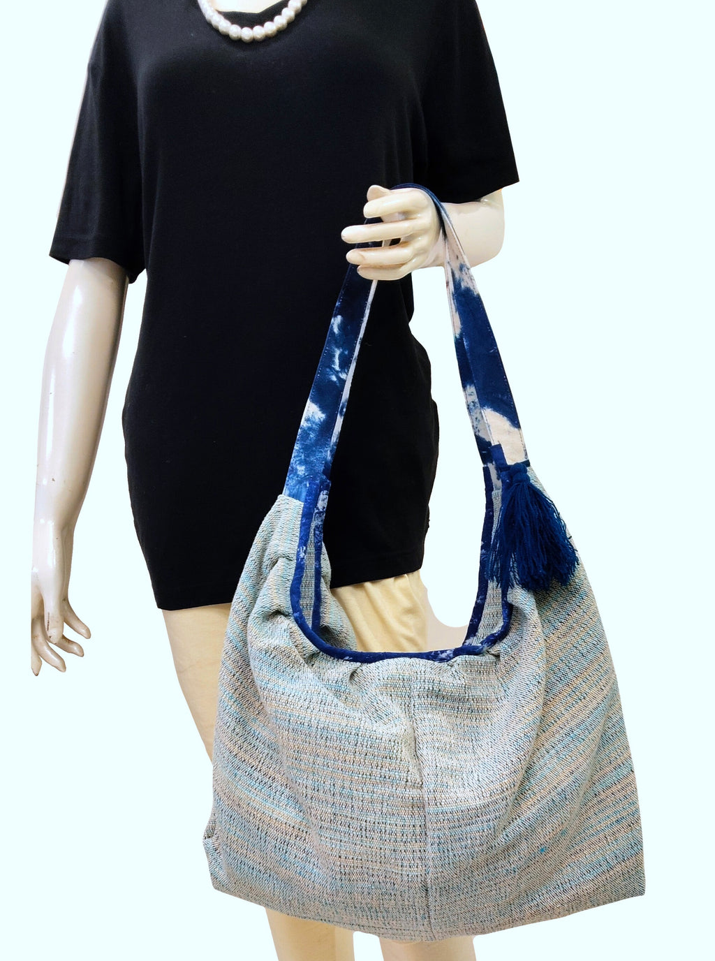 Indigo Drift Boat Tote Bag