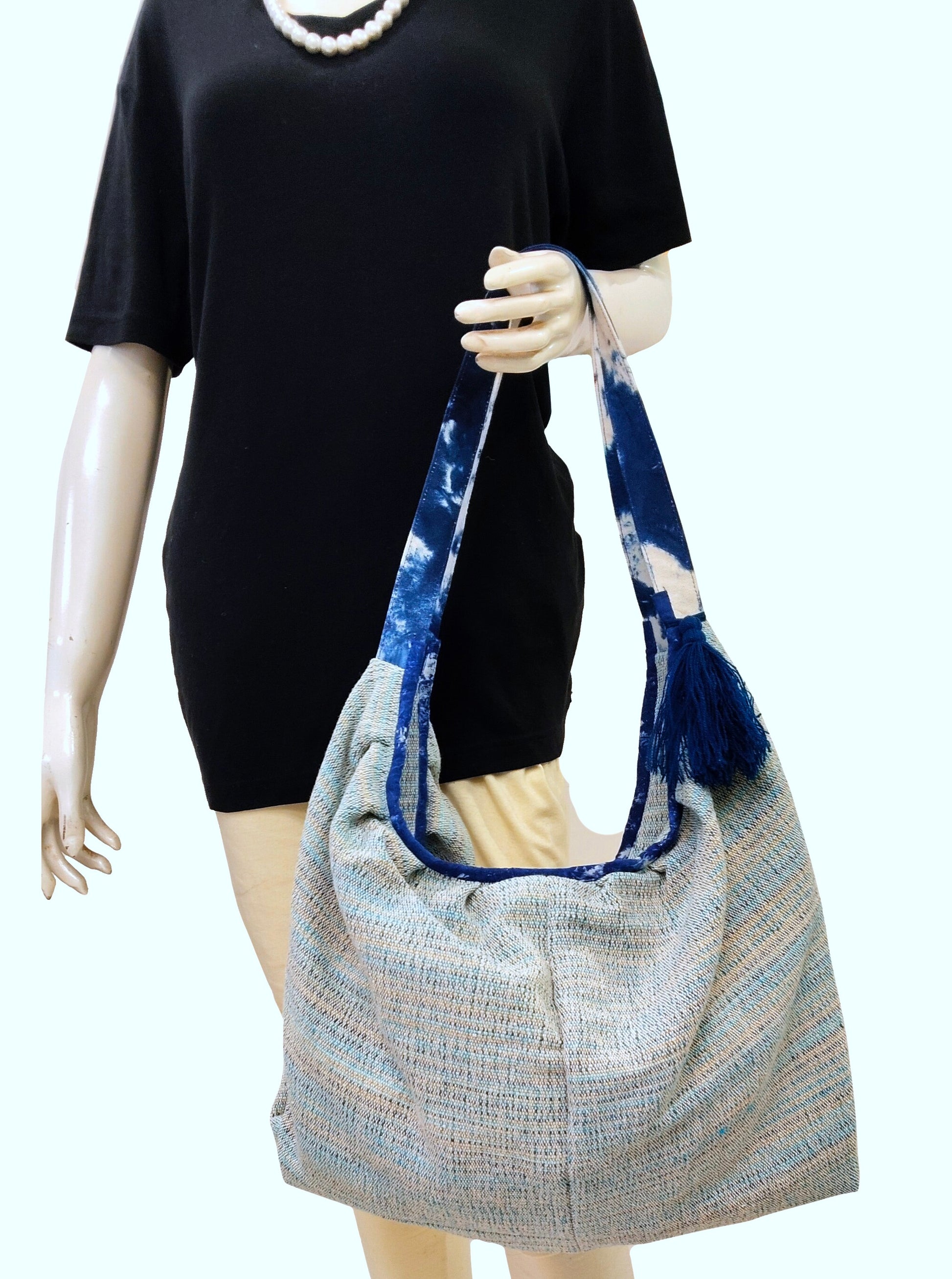 Indigo Drift Boat Tote Bag