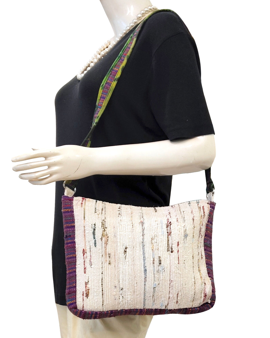"Vivid Threads" Khadi Dori Sling Bag