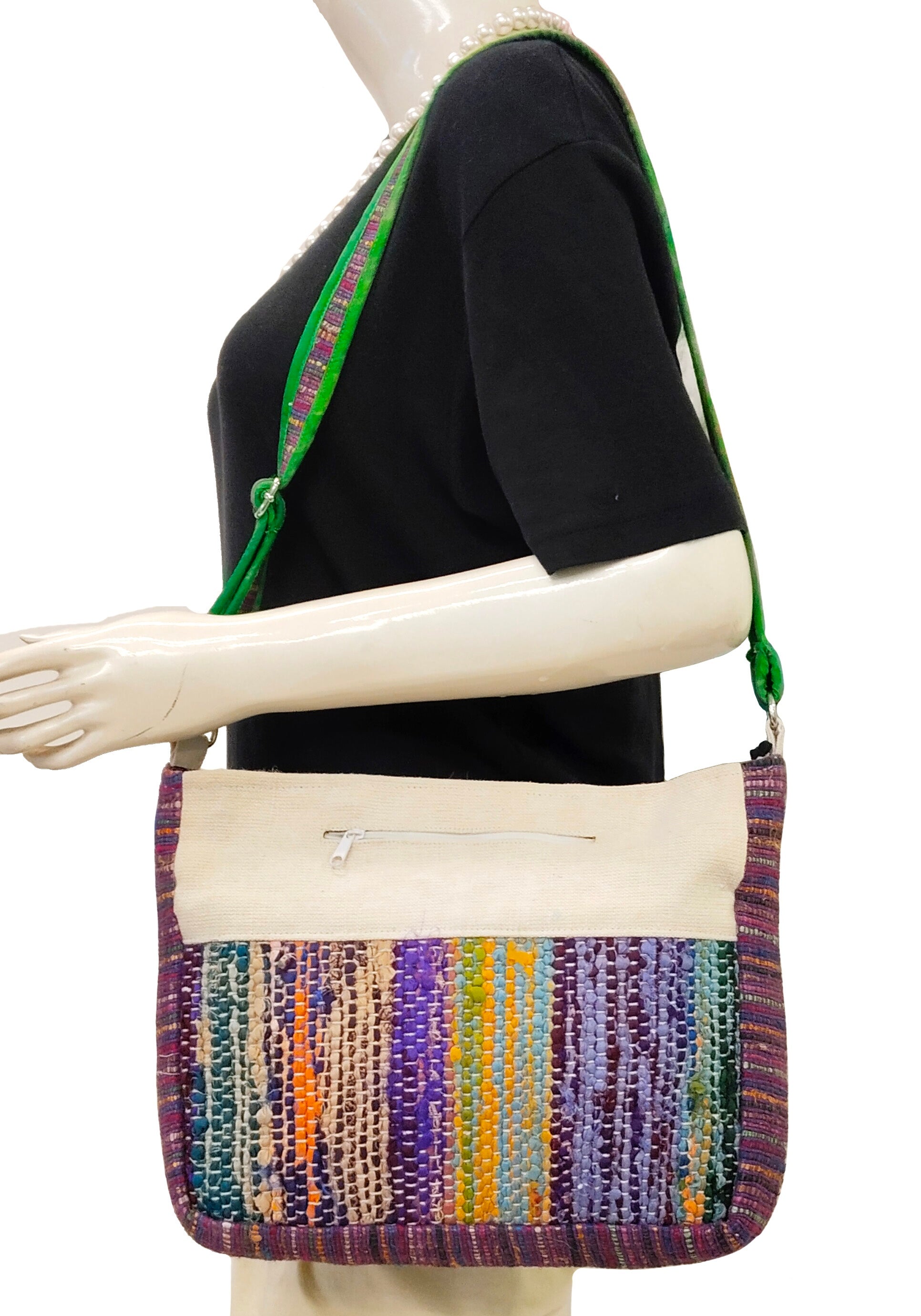 Rainbow Loom Purple Dori Khadi Sling