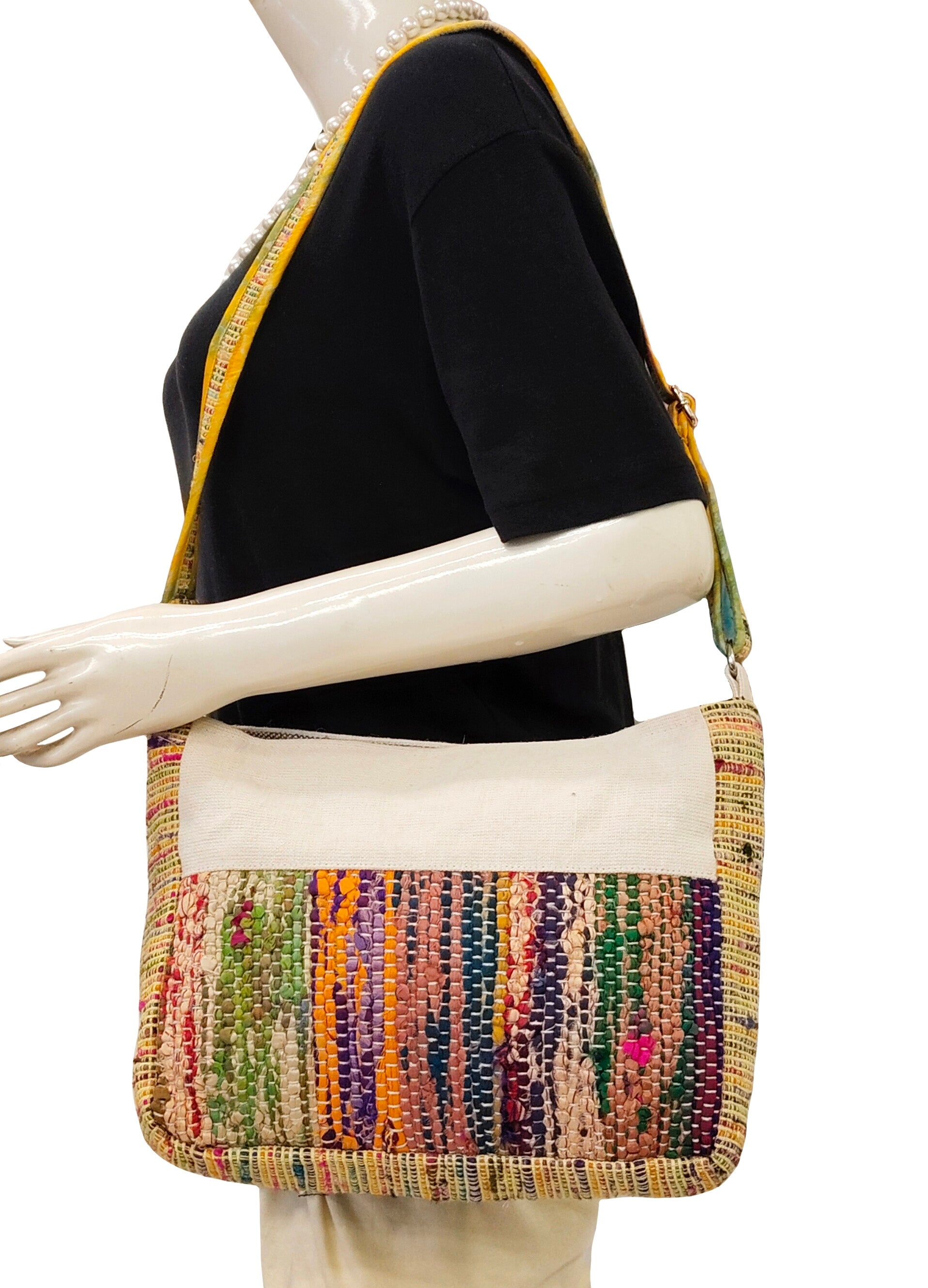 Rainbow Loom Yellow Dori Khadi Sling