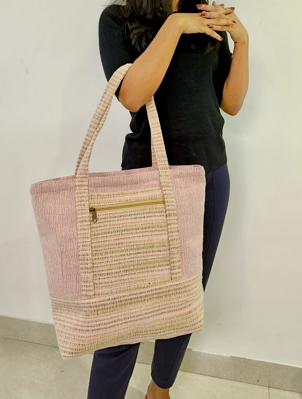Blush Loom Everyday Handloom Tote
