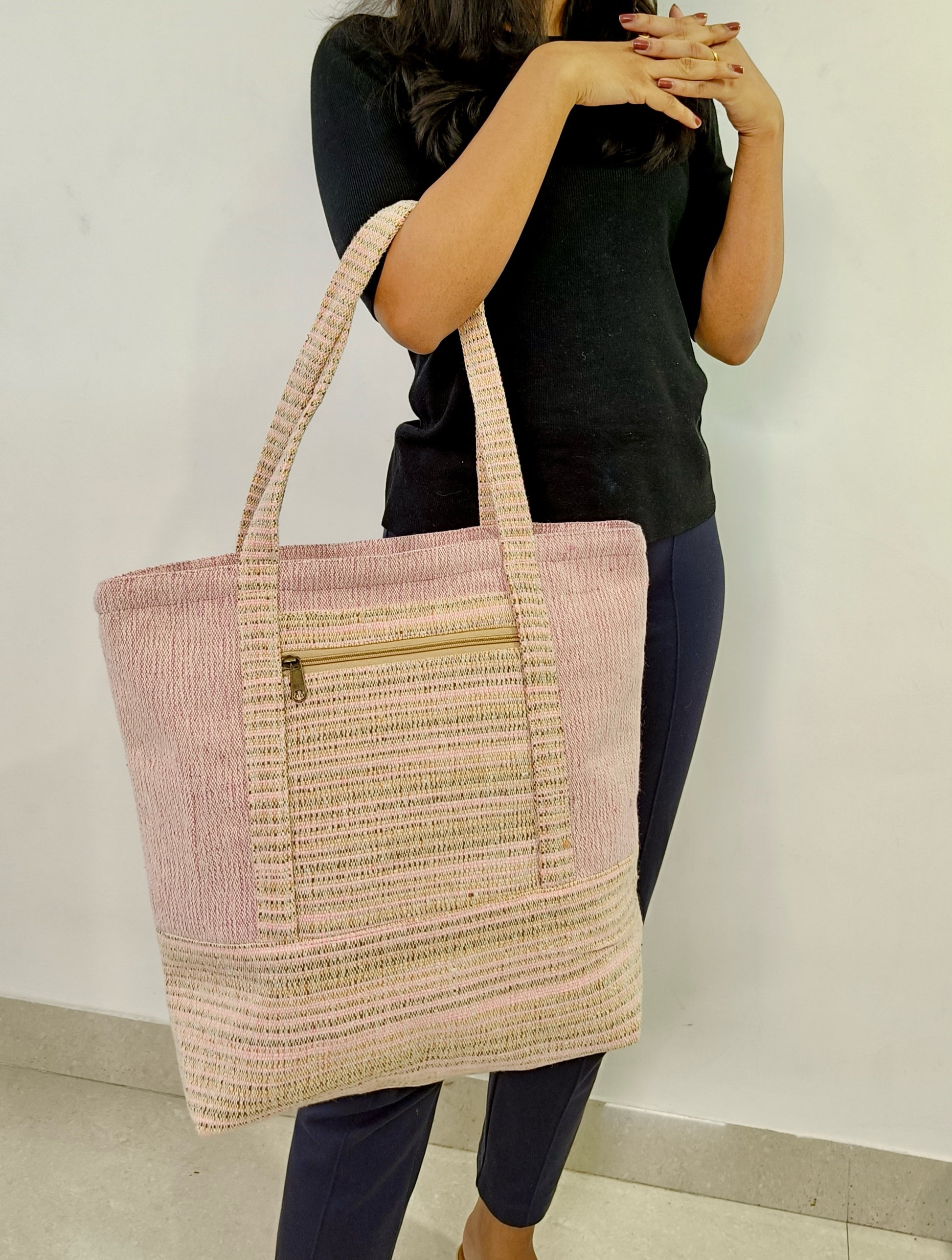 Blush Loom Everyday Handloom Tote