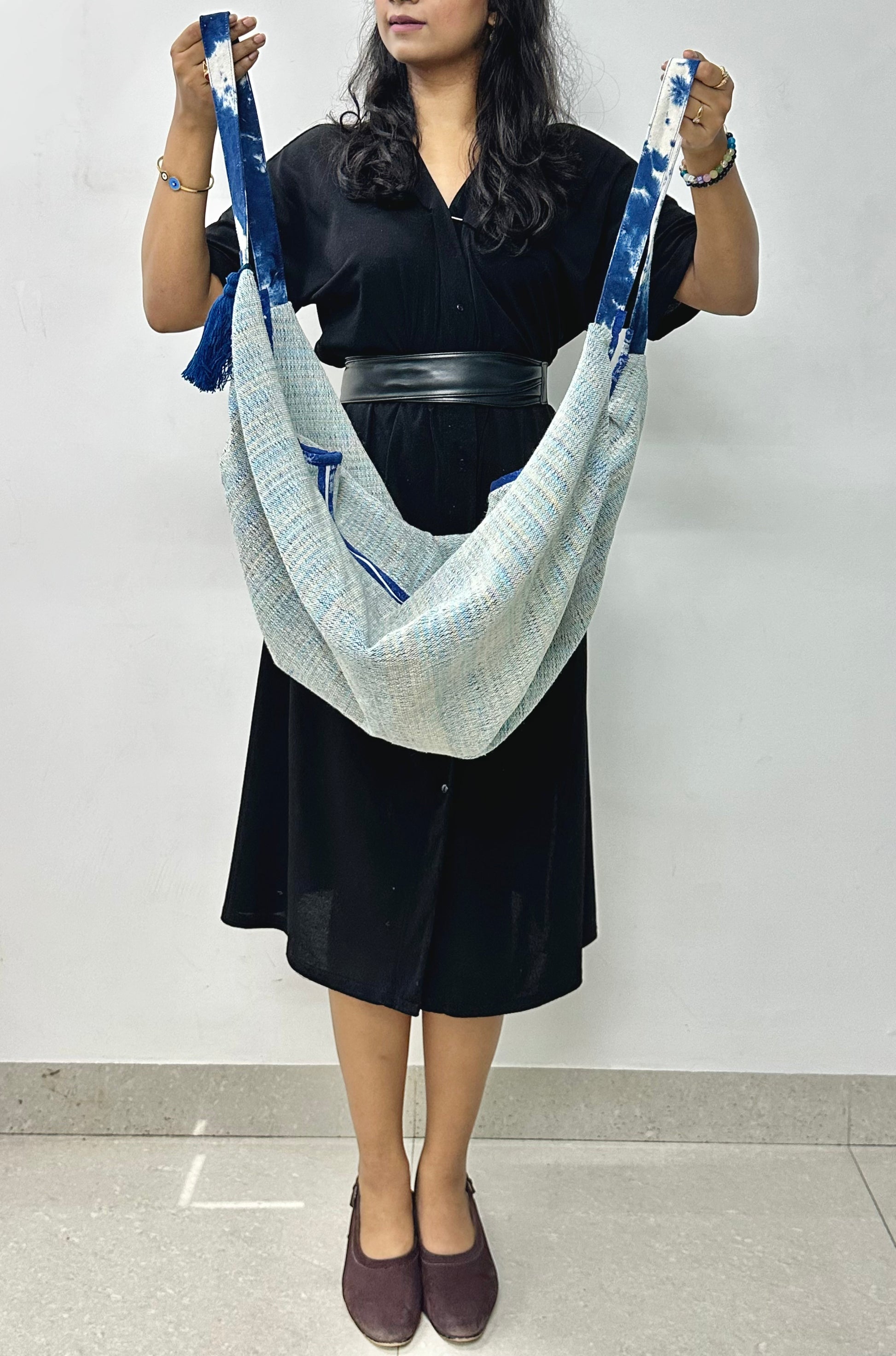 Indigo Drift Boat Tote Bag