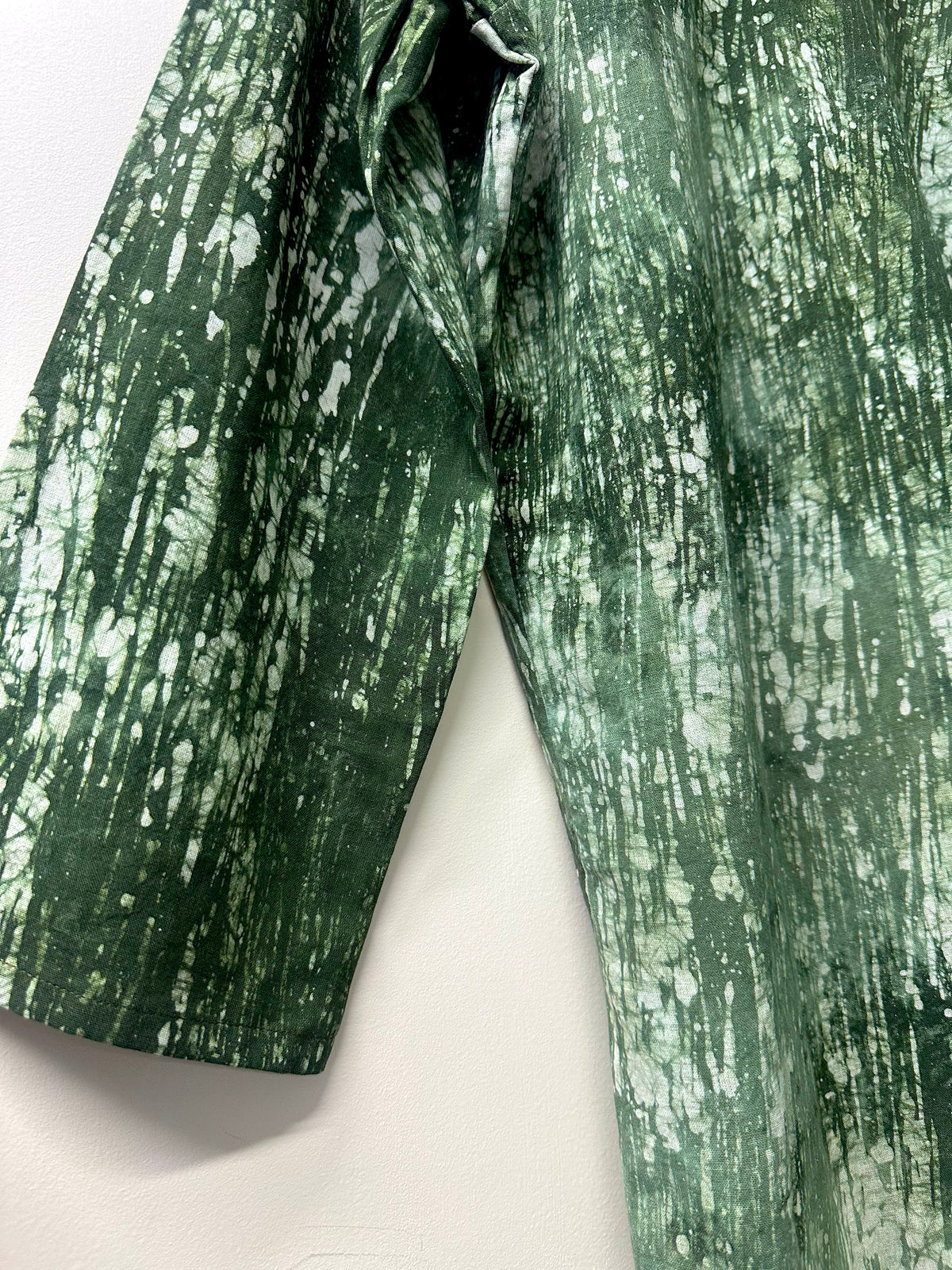 Forest Rain Hand Batik Pure Cotton Shirt