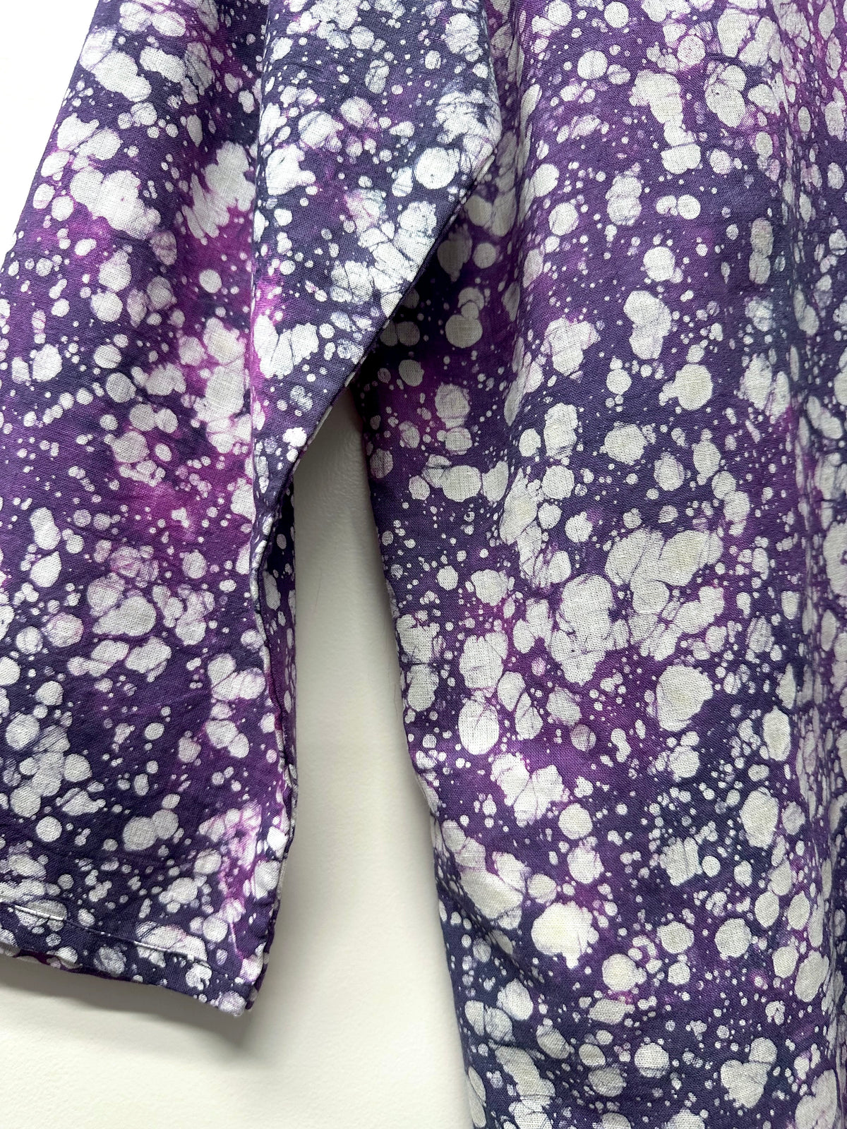 Purple Mist Hand Tie-Dye Pure Cotton Shirt