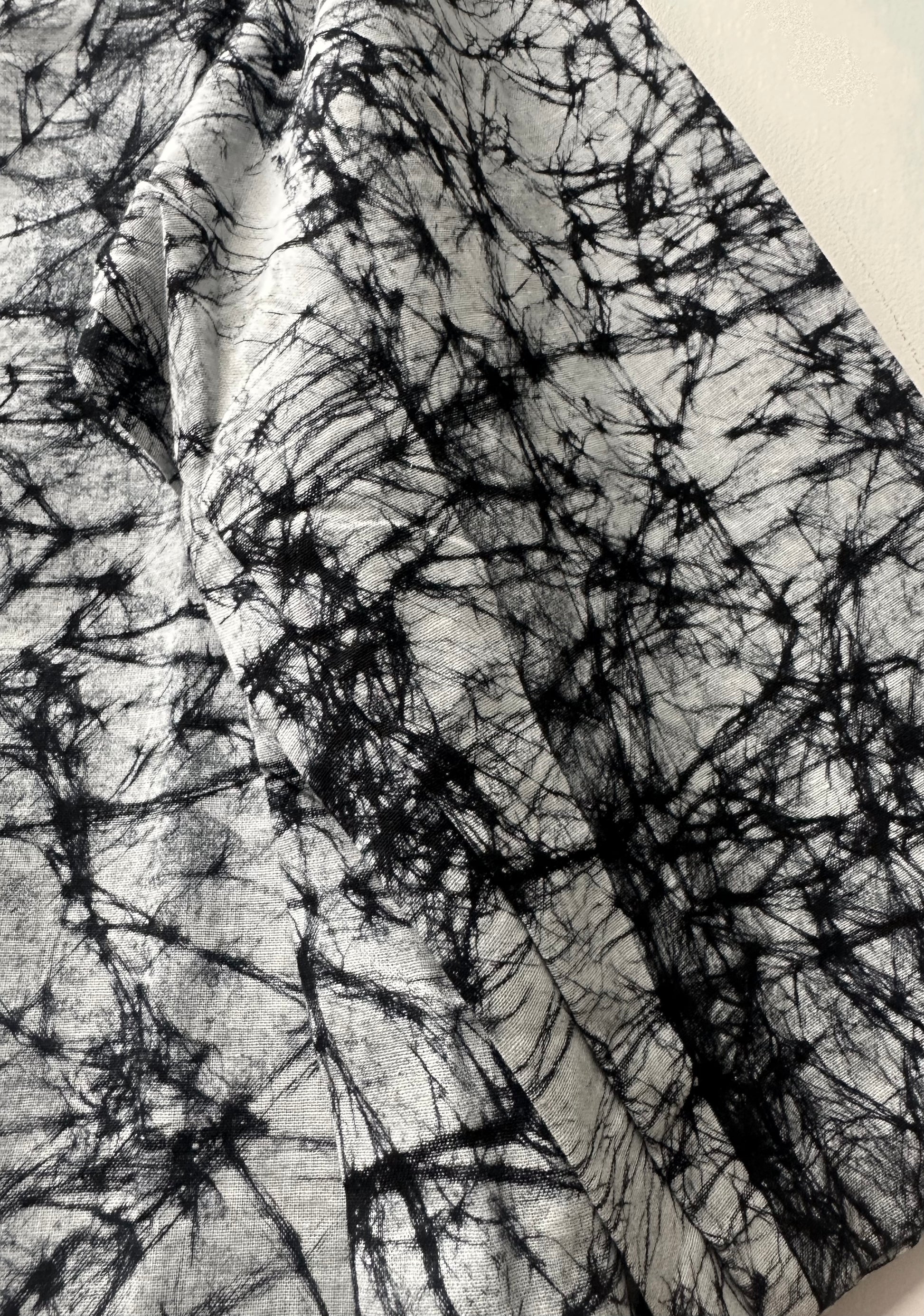 Midnight Vine Hand Batik Pure Cotton Shirt