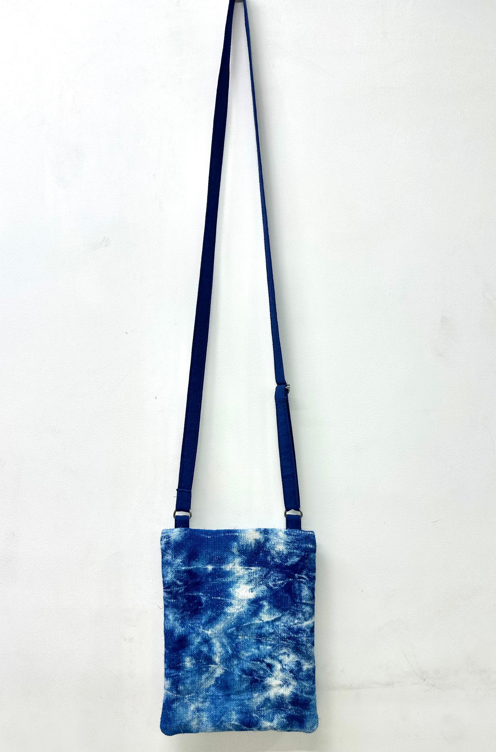 Boho Charm Jute Cotton Sling Phone Bag