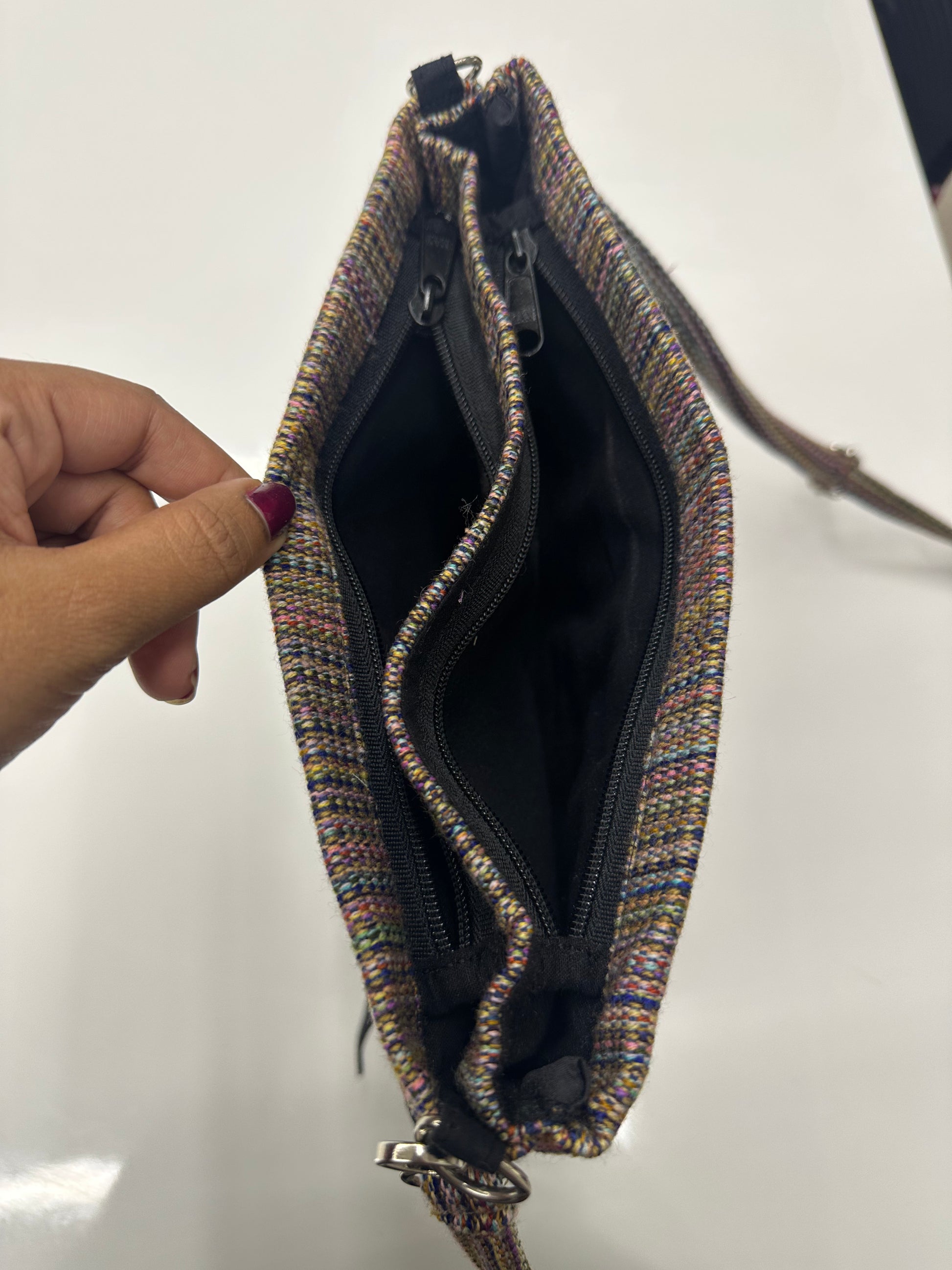 Handloom Bow Weave Sling Bag