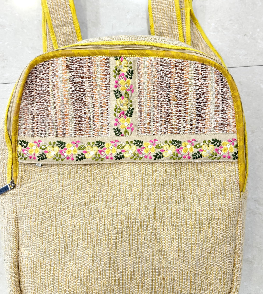Sunflower Handwoven Heritage Backpack