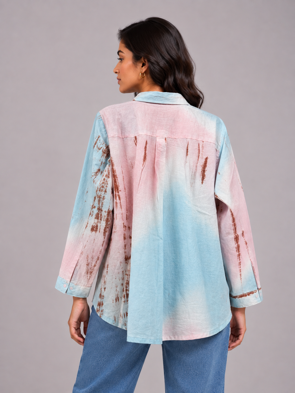Pastel Brushstroke Hand Tie-Dye Shirt